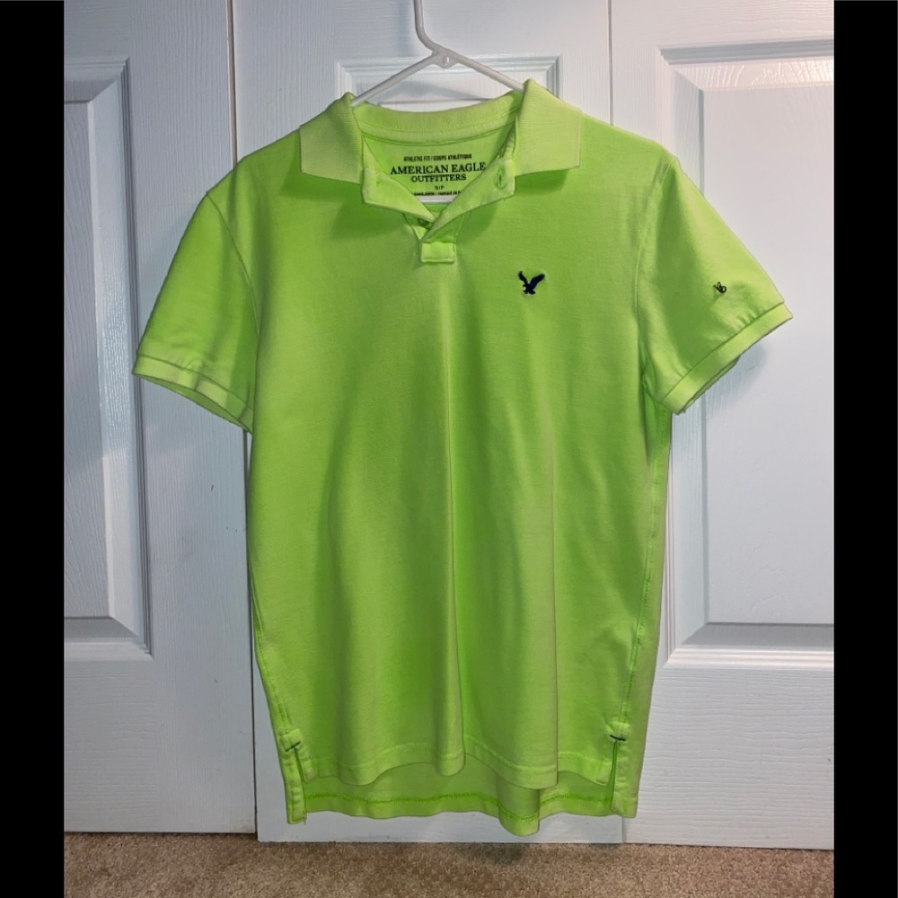 American eagle collared shirt short sleeve